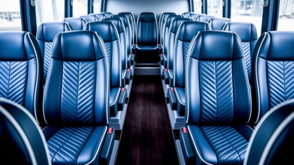davenport 15 passenger minibus inside