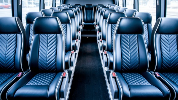 davenport 20 passenger minibus inside