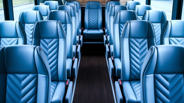 davenport 35 passenger minibus inside