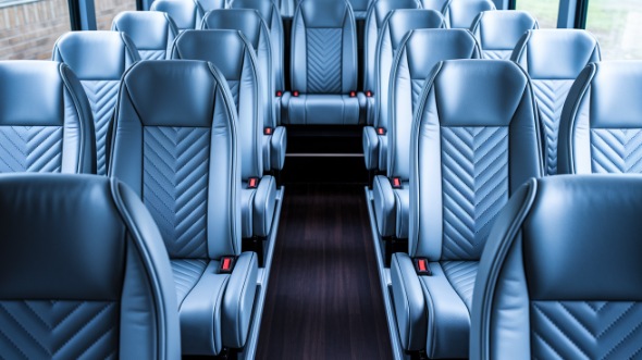 davenport 35 passenger minibus interior
