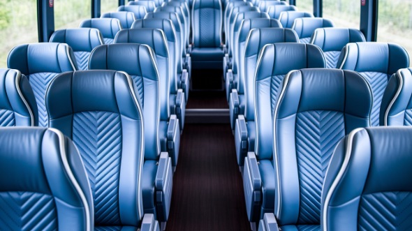 davenport 54 passenger charter bus interior