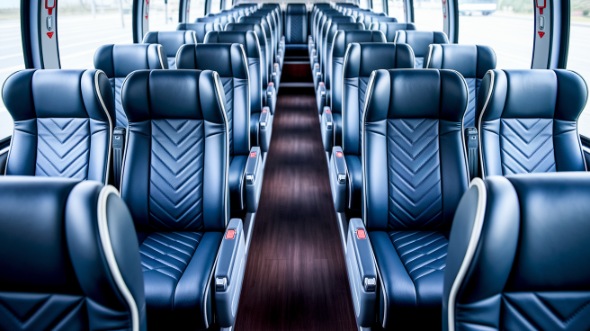 davenport 54 passenger charter bus rental