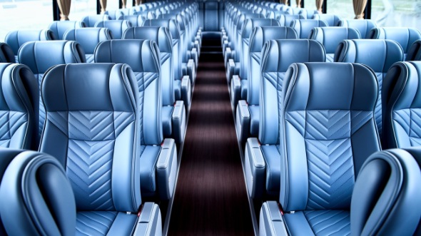 davenport 55 passenger charter bus interior