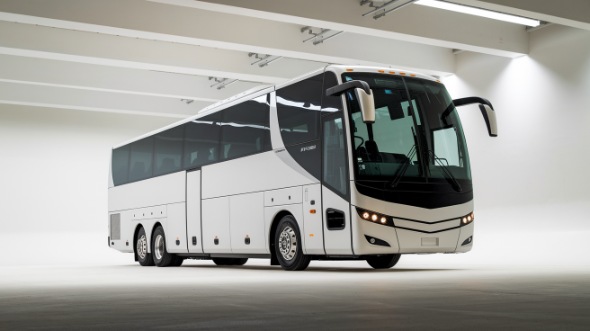 davenport 55 passenger charter bus