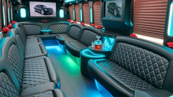 davenport party bus rental inside