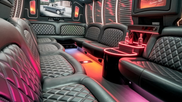 davenport sprinter limo rental interior