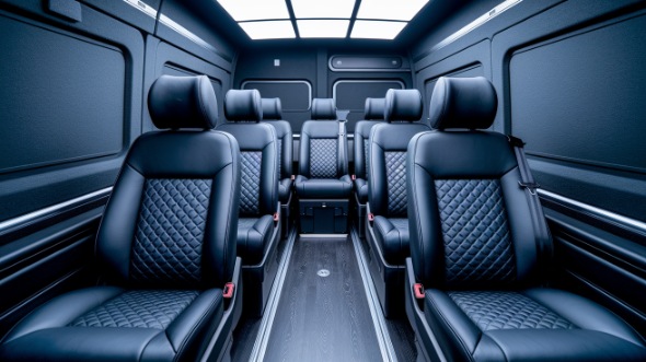 davenport sprinter van with driver interior